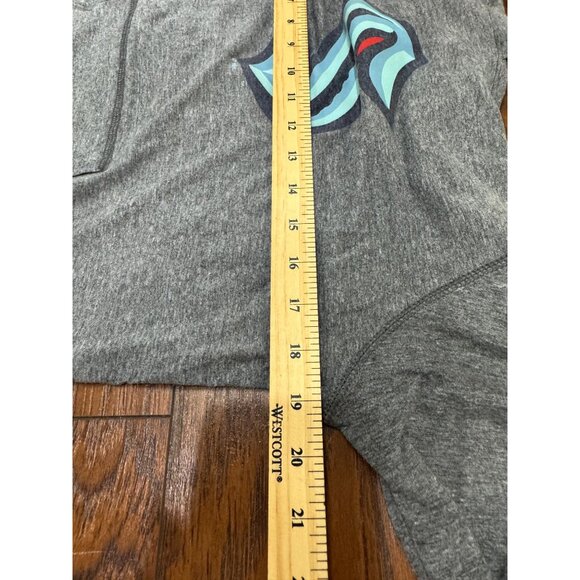 Seattle Kraken Champion Womens M Gray Hoodie Sweatshirt Drawstring Hood Pocket - Picture 10 of 10